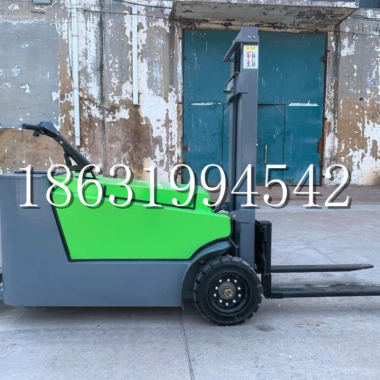 修文县小型电动叉车1吨2吨步行站驾式电瓶堆高充电装卸车液压升降车铲车